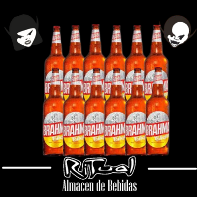 Cerveza Brahma Retornable 1L Cajón - x12 Unid.