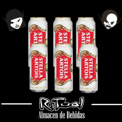 Six Pack Cerveza Stella Artois 473ml