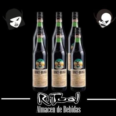 Caja Fernet Branca 1L - x6 Unid.